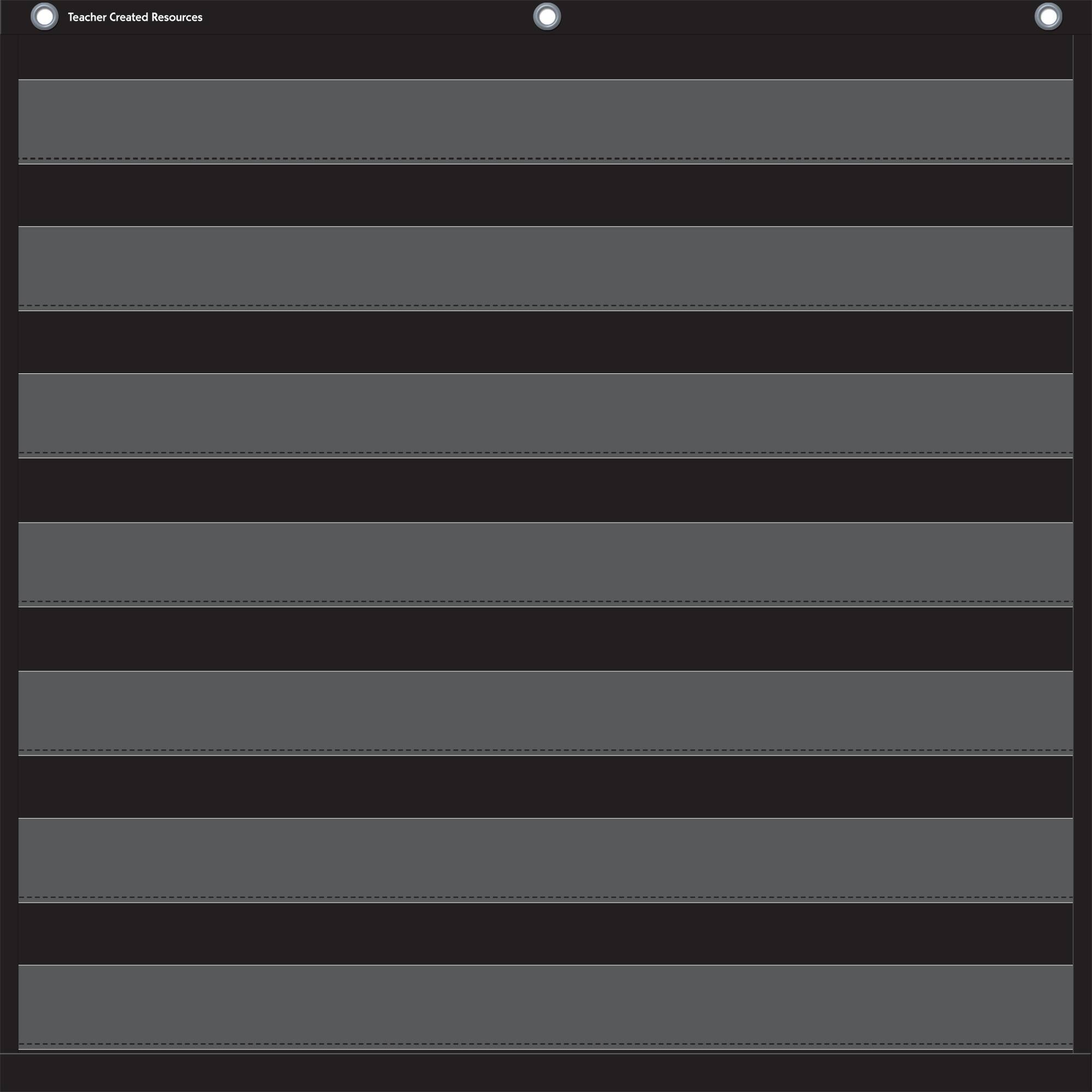 Black 7 Pocket Chart